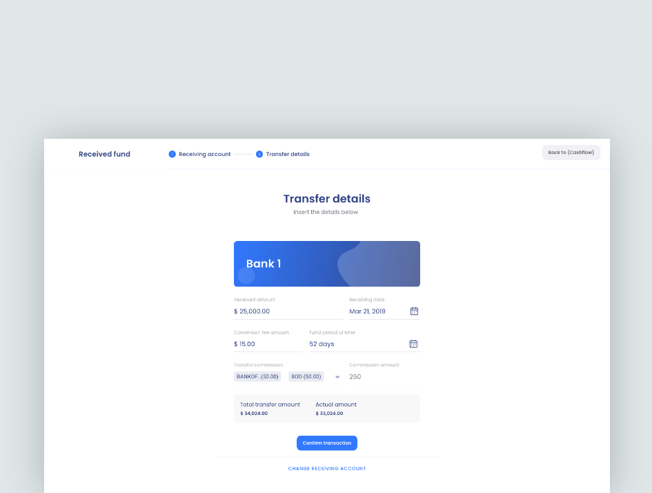 fintech wizard ui